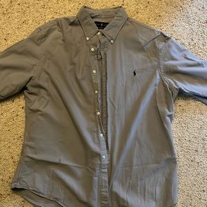 Long sleeve button down dress shirt, Lone new